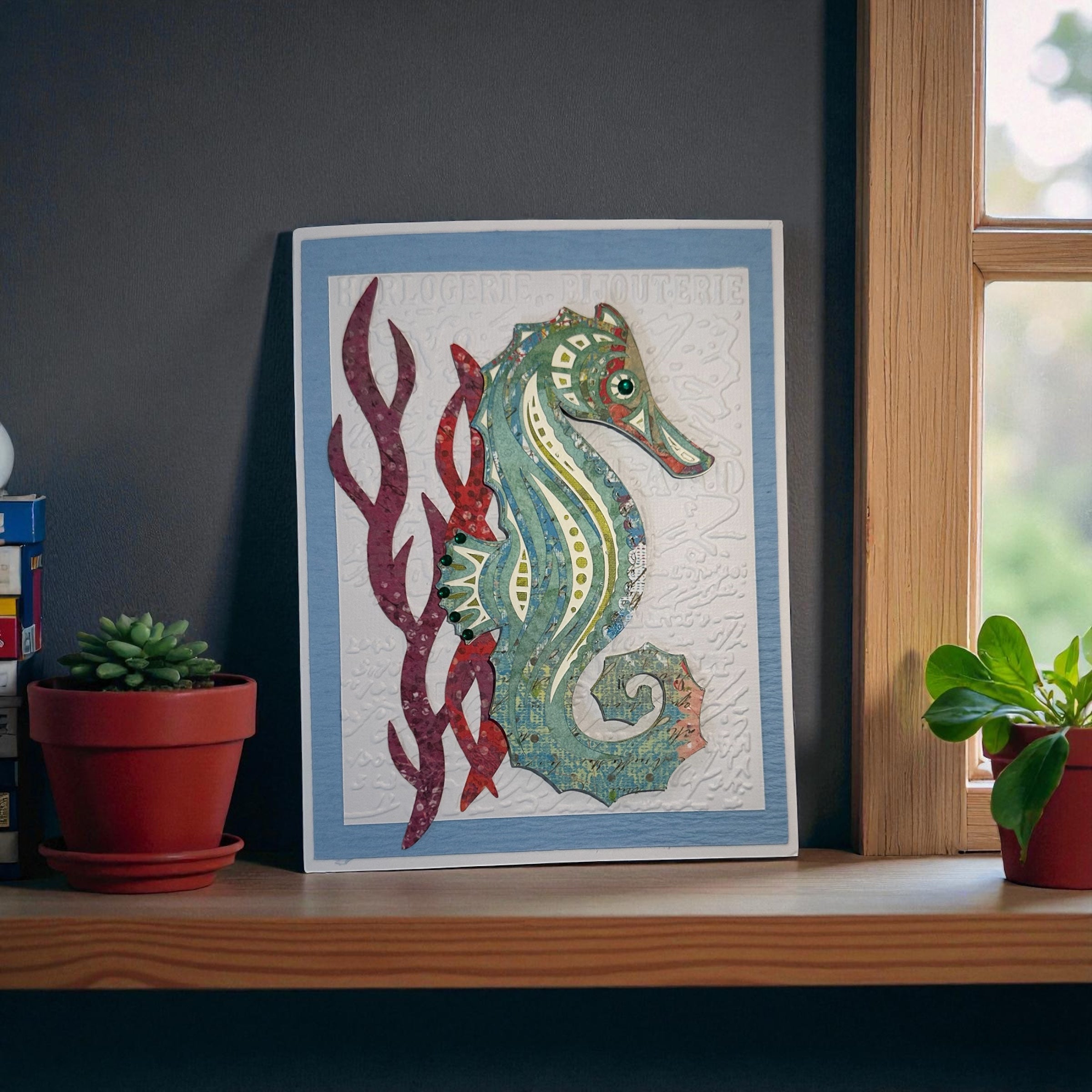 Seahorse Greeting Card