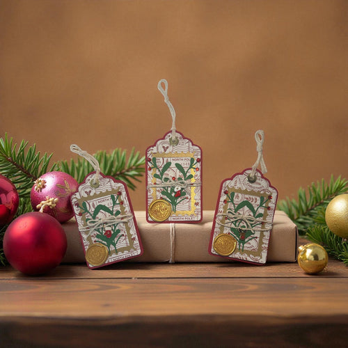 Express Delivery Gift Tag with Holiday Charms