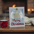 Golden Christmas Greeting Cards