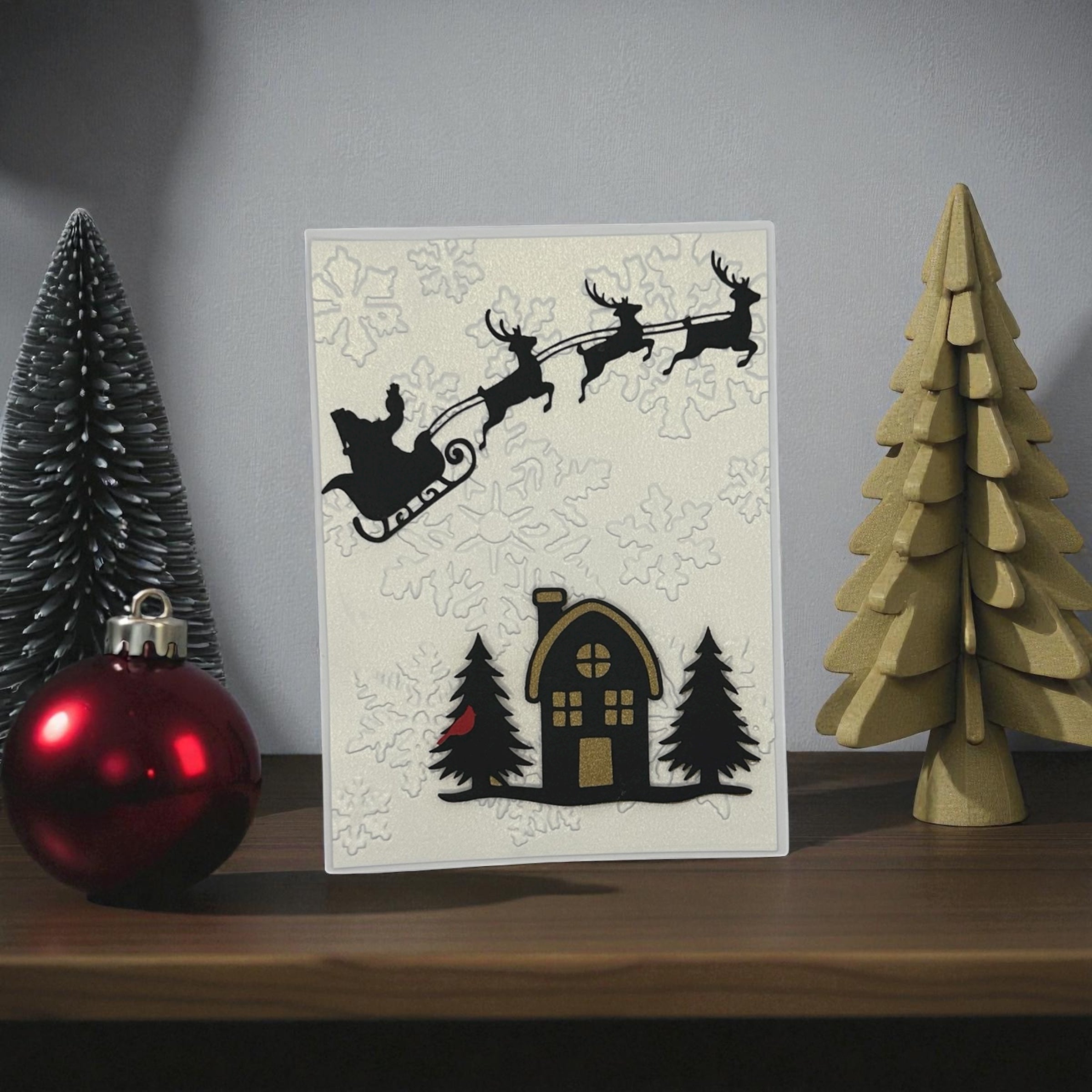 Silent Night Flight Greeting Card