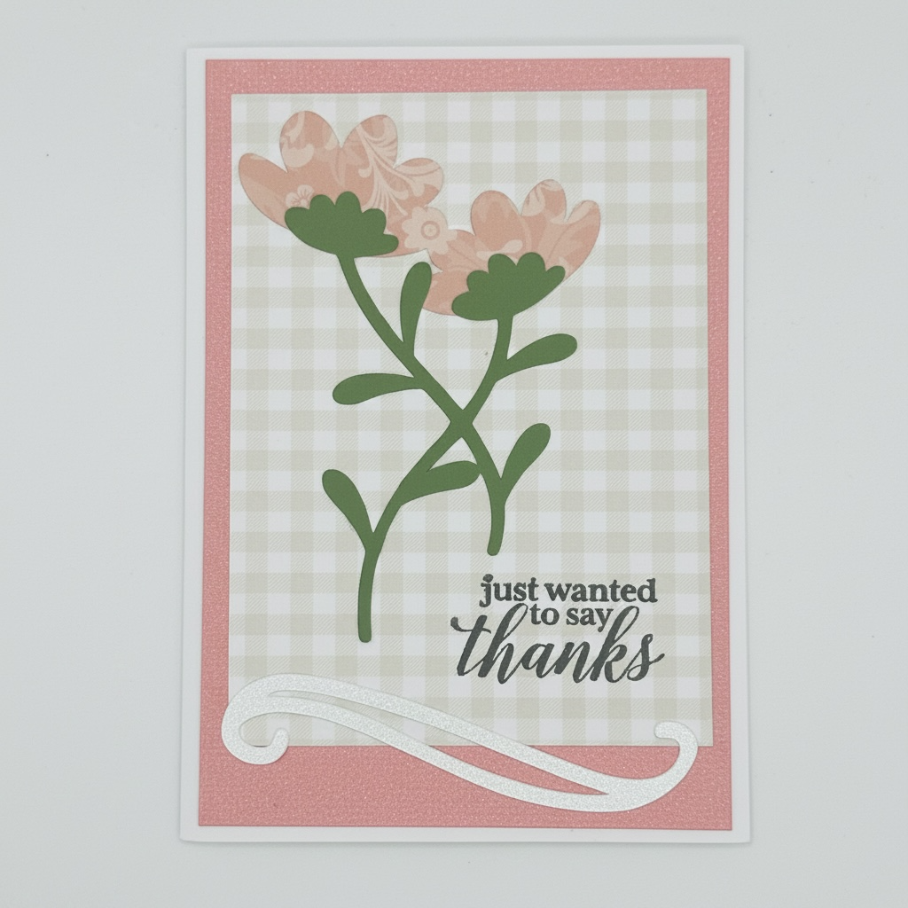 Floral Thank-You Handmade Cards-Set of 8
