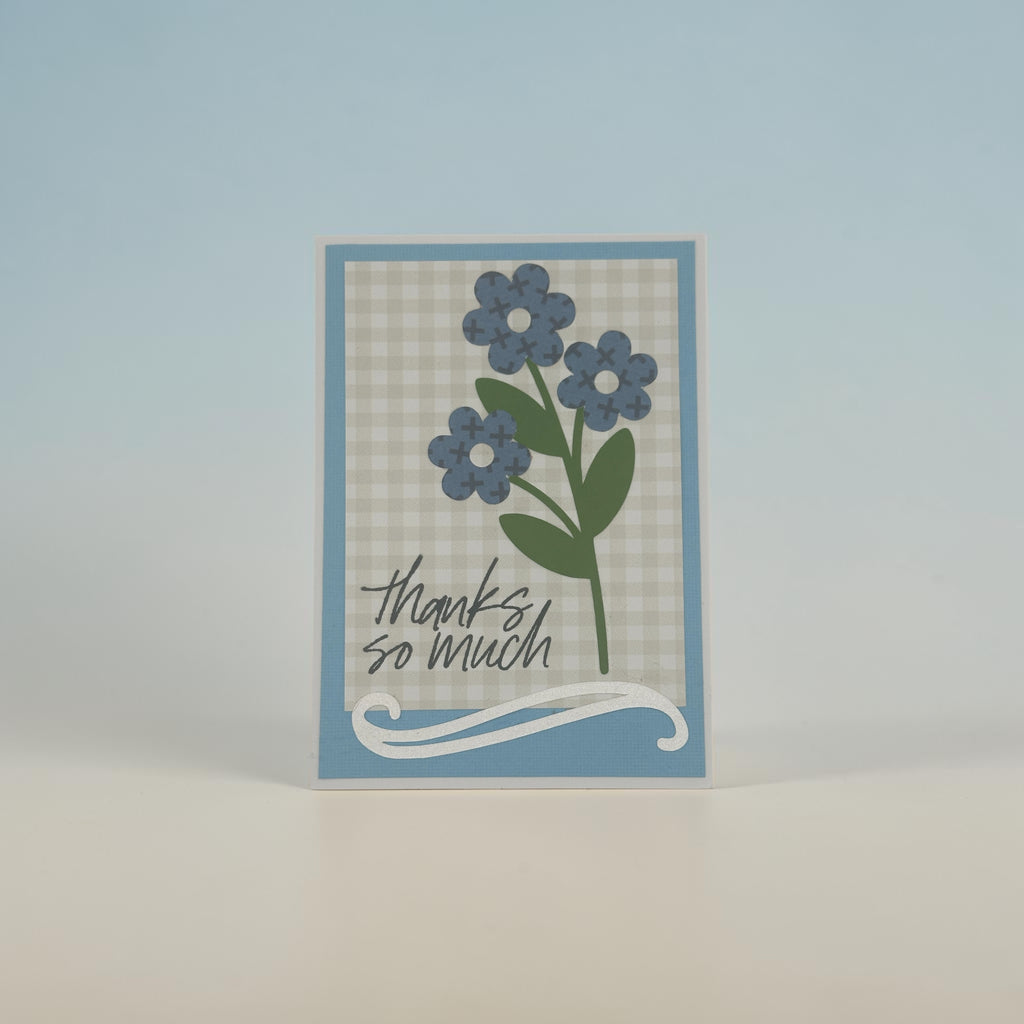 Floral Thank-You Handmade Cards-Set of 8