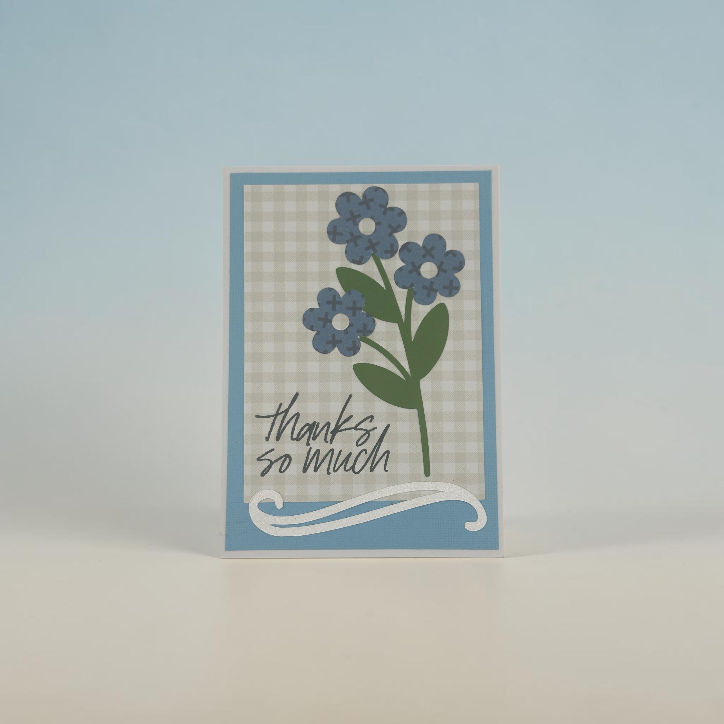 Floral Thank-You Handmade Cards-Set of 8
