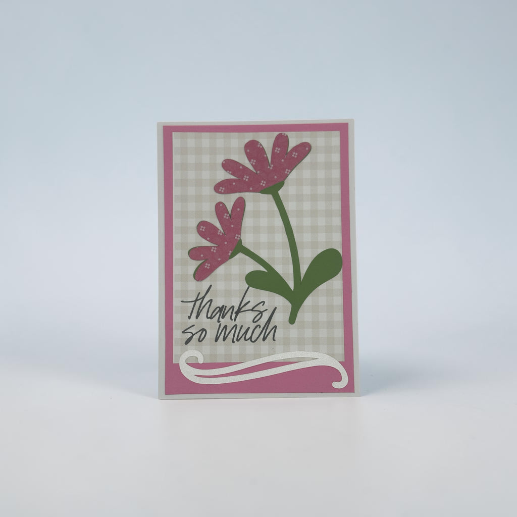 Floral Thank-You Handmade Cards-Set of 8